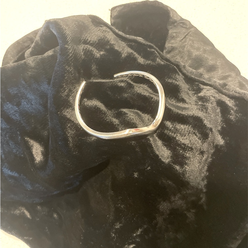 Elle Sterling Silver Bangle Bracelet.